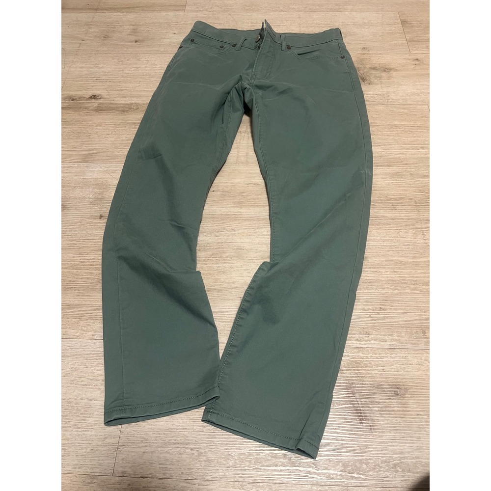 Lucky Brand 121 Slim Straight Pants Sage Green Men's W30 L30 Thermolite Coolmax